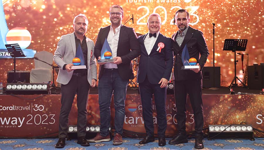 Coral Travel Türkiye Starway Tourısm Awards 2023 sahiplerini buldu