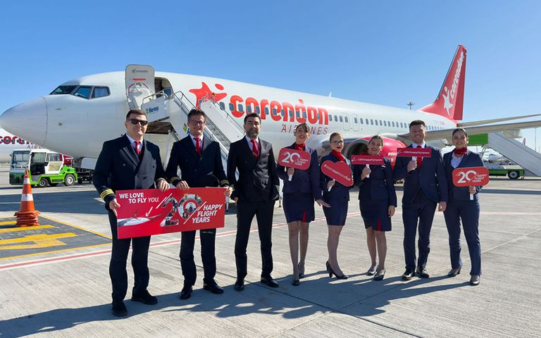 Corendon Airlines 20. yaşını yolcularıyla gökyüzünde kutluyor