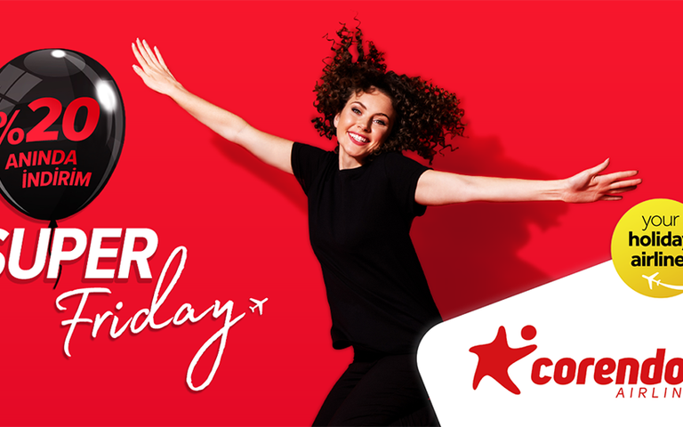 Corendon Airlines’ ‘Super Friday’ kampanyasını başlattı