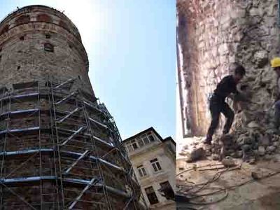 Bakanlığa devredilen Galata Kulesi'nde tepki çeken ‘restorasyon’