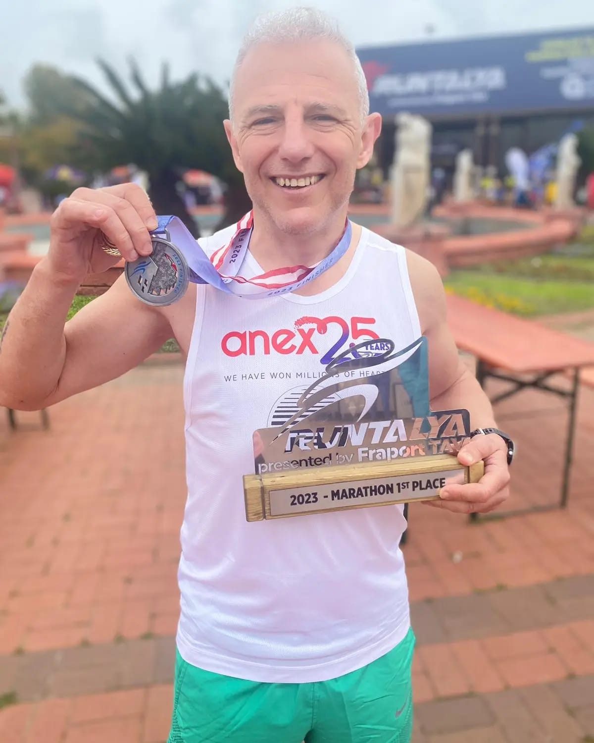 Feridun Ergün ANEX sponsorluğunda Runtalya Maratonunda koştu