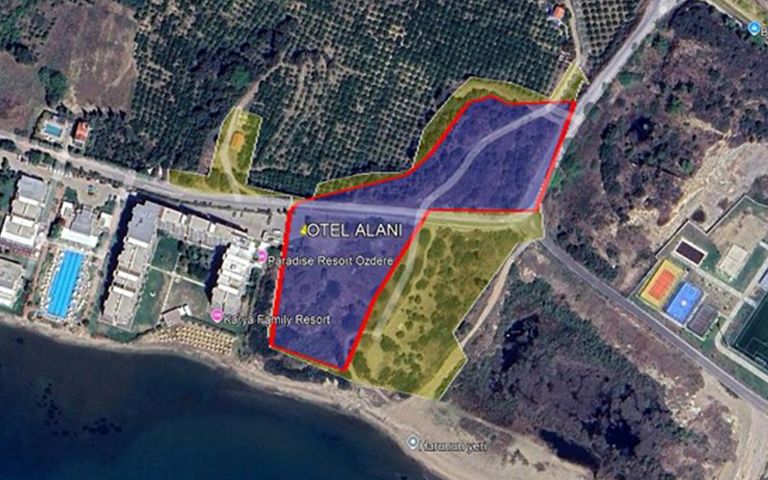 İzmir’deki denize sıfır araziye 332 milyon TL’lik 5 yıldızlı otel yatırımı