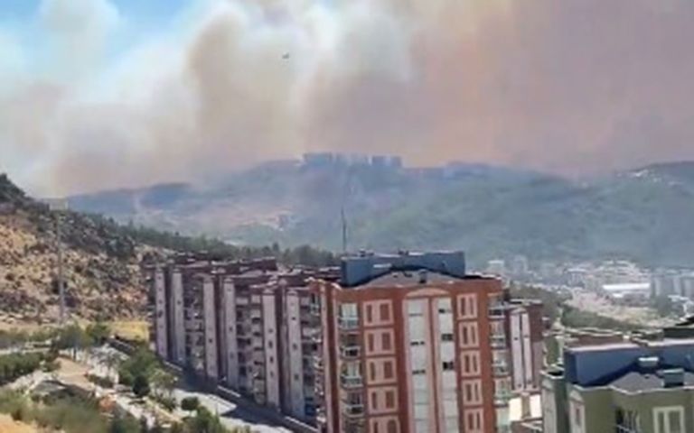 İzmir’de orman yangını: Yerleşim yerlerine sıçradı