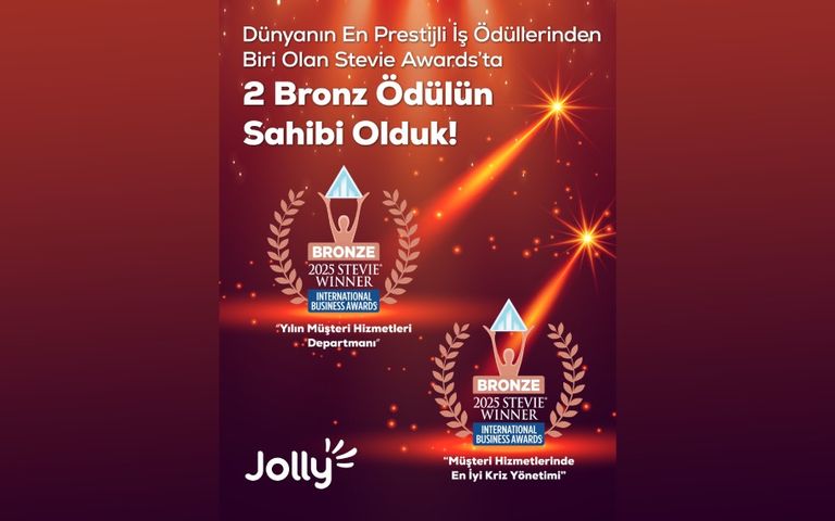 Jolly’e iki Stevie ödülü birden
