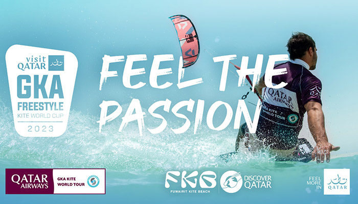 Katar, GKA Serbest Stil Kitesurf Dünya Kupası 2023'e davet ediyor