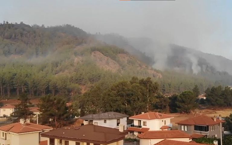 Marmaris’teki orman yangınında üçüncü gün