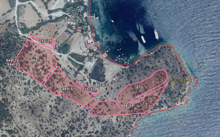 Muğla’daki denize sıfır 44 bin metrekarelik dokuz araziye turizm imarı