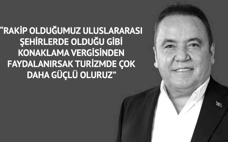 Muhittin Böcek: Konaklama vergisi Antalya’nın hakkıdır