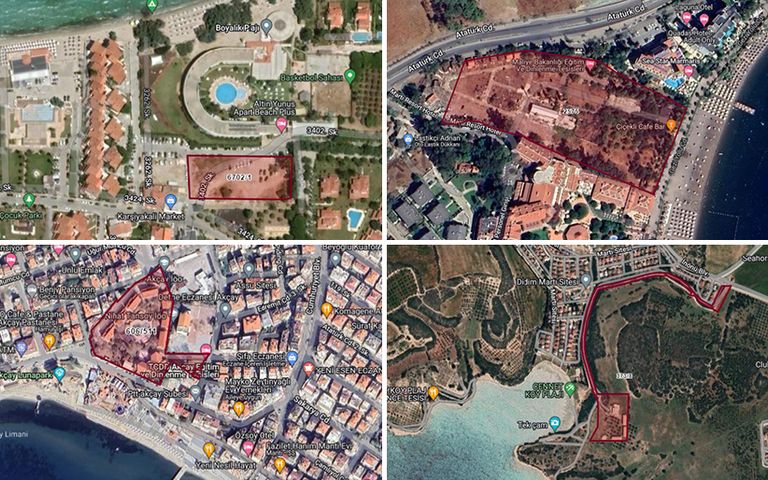 Hazineye ait denize yakın 3 arazi satıldı, 2 arazinin imarı değişti
