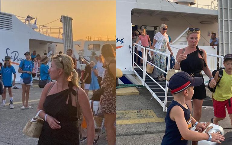 Rodos’taki yangın nedeniyle 95 turist Marmaris’e getirildi