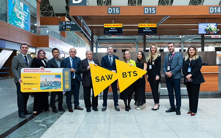 Bratislava ilk kez direkt uçuşla İstanbul’a bağlandı