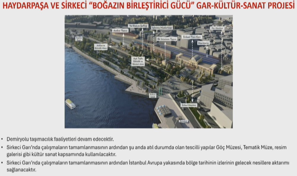 Ersoy’dan Haydarpaşa ve Sirkeci garlarına ilişkin açıklama