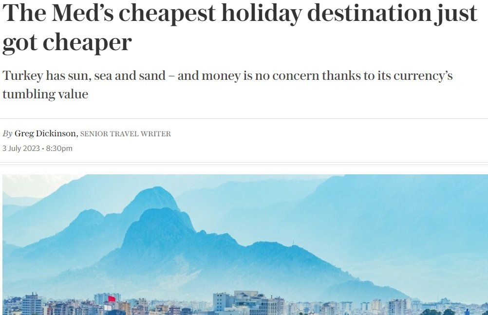 Telegraph: Akdeniz'in en ucuz tatil merkezi daha da ucuzladı