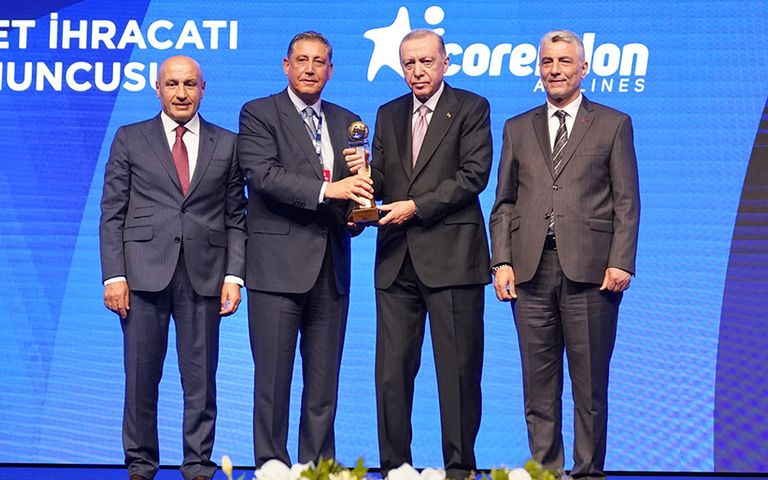 Corendon Airlines, ihracat şampiyonları arasına adını yazdırdı