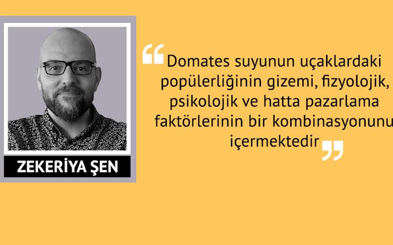 Uçaklardaki domates suyunun gizemi