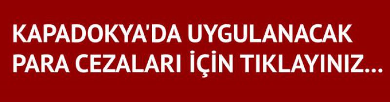 Kapadokya Para Cezaları