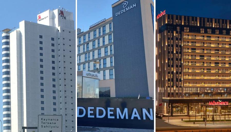 Divan Cizre, Mövenpick Diyarbakır, Marriott Asia İstanbul